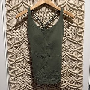 Prana Olive Green Women's Tank Top